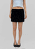 Flopping low-waisted mini skirt