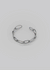 Two-row chain open bracelet