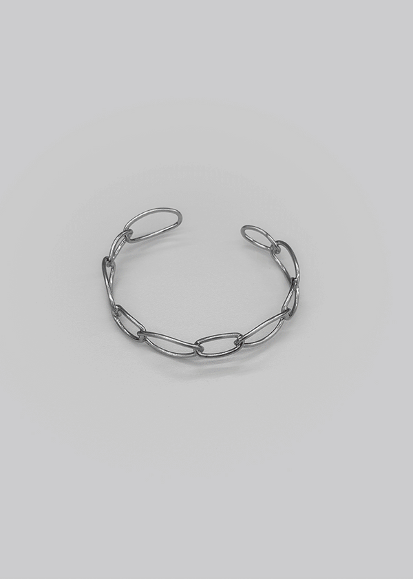 Two-row chain open bracelet