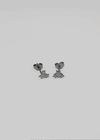 Pomfranc star earrings
