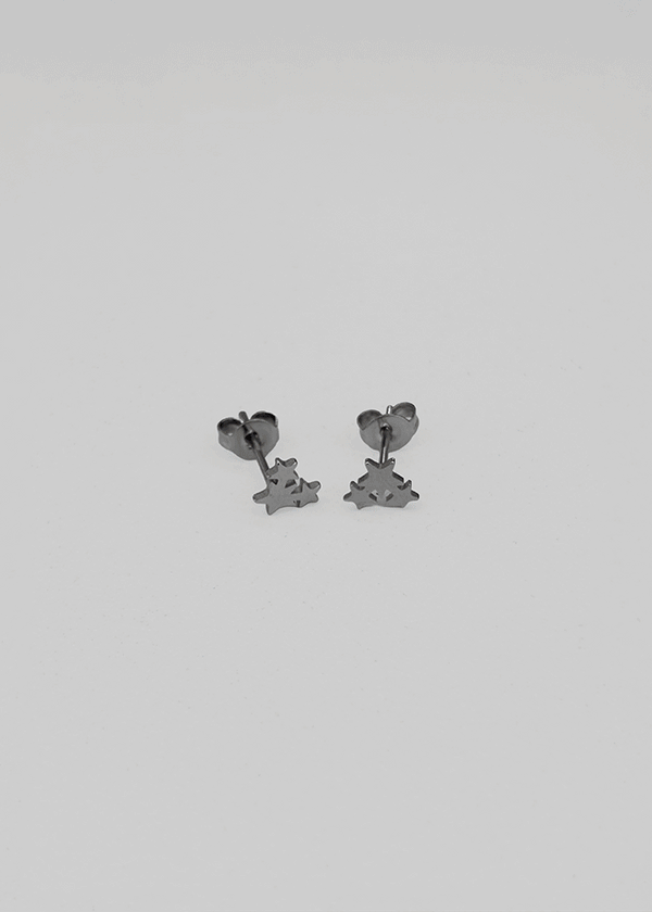 Pomfranc star earrings