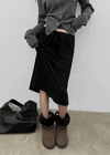 Day string midi skirt