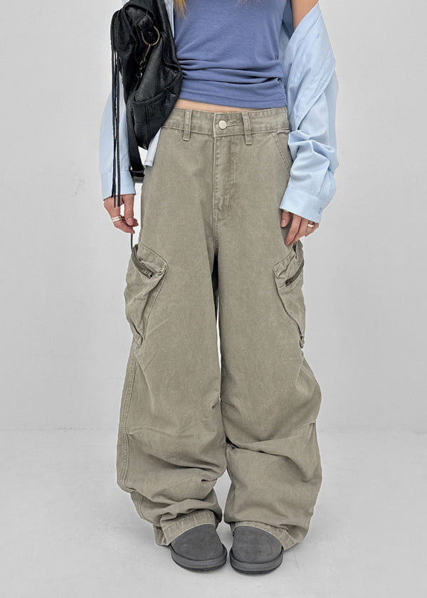 LaPum Wide Cargo Pants
