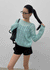 Sillet mohair cable wool knit