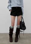 Baudwin suede shorts
