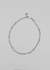 Langfue layered silver anklet