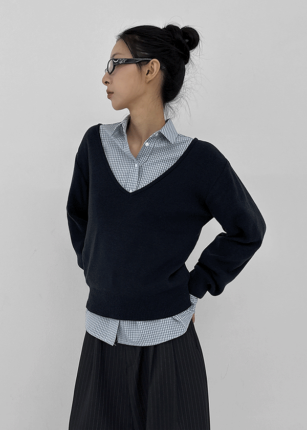 Incipi Deep V-Neck Knit
