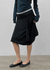 Pyamang asymmetrical wrap midi skirt