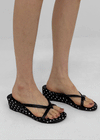 Muaze Dot Wedge Heel Flip-flops