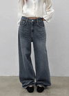 Katzney straight denim pants