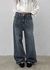 Katzney straight denim pants