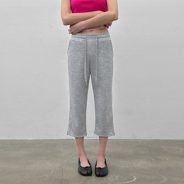 Summer Pocket Capri Elastic Waist Pants