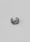 Checker Vintage Bold Ear Cuff