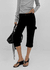 Tape slit capri pants