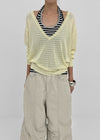 Nellian Deep V-Neck Summer Knit