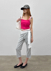 Rabiden Layered Sleeveless Top (Built-in Cap)