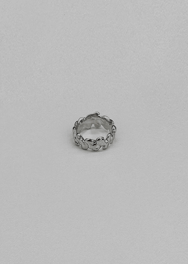 Etscher Bold Silver Ring