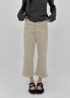 Heresy bootcut cotton capri pants