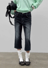 Layton Slit Capri Denim Pants