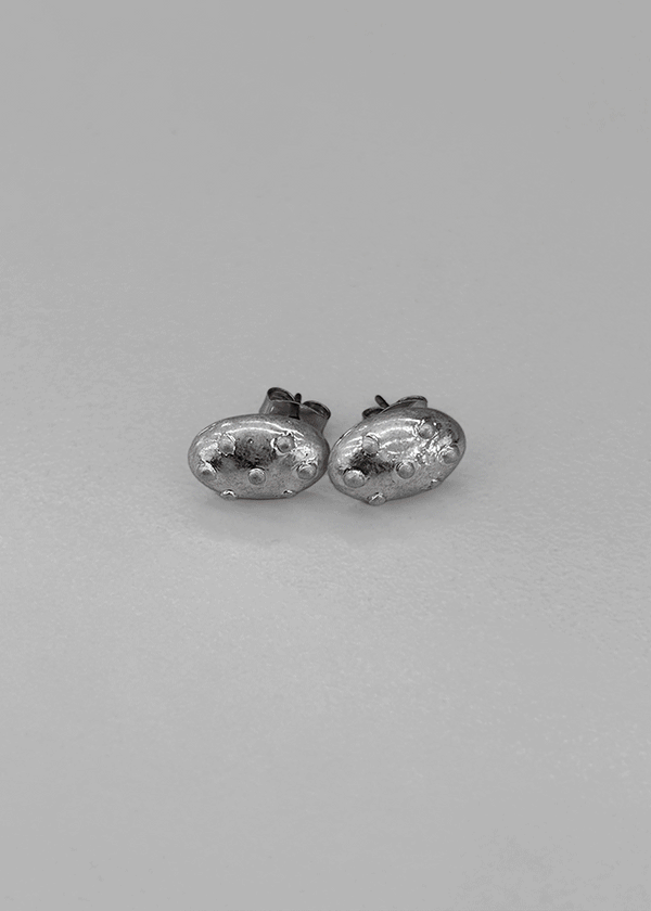 Vitoni Silver Bold Earrings