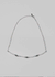 Lemton Silver Bar Bead Necklace
