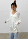 Jaws V-neck Summer Cotton Cardigan