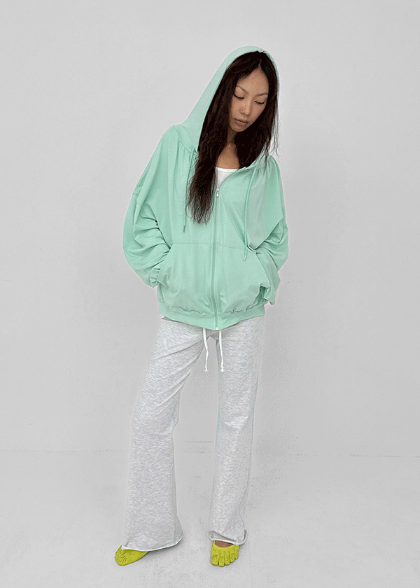 Tamming Loose Fit Zip-up Hoodie