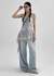 Verokel Check Sleeveless Mini Dress