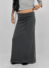 Berel folding maxi long skirt