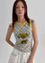 Bear Color Block See-through Sleeveless