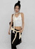 Diet V-neck Lace Sleeveless (Built-in Cap)