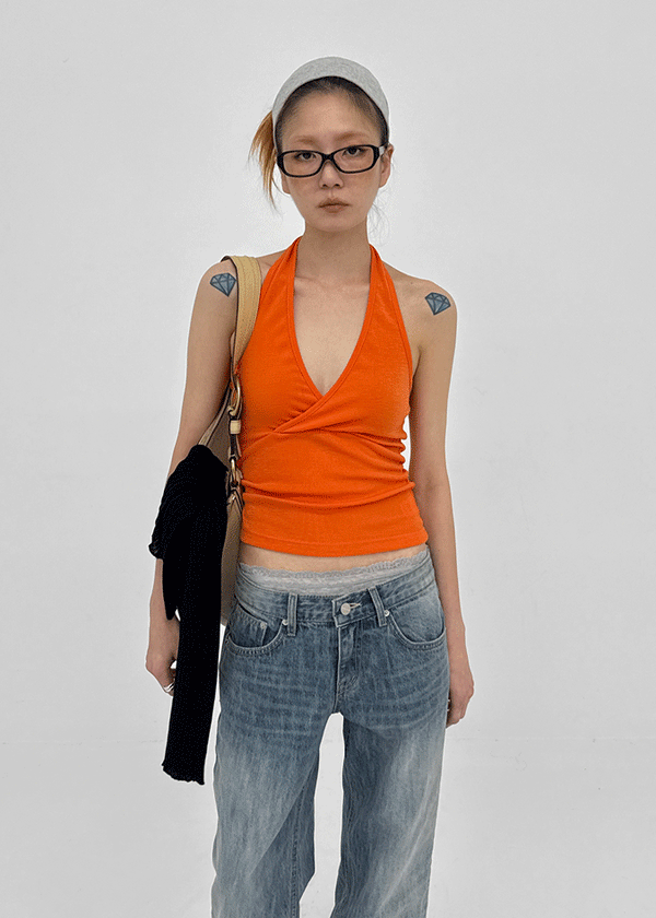 Etoile Wrap Halter Sleeveless