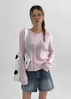 Elzip Summer Round Knit Cardigan