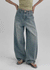 Lobtwo Washed Wide Denim Pants