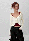 Toten Wave Strap Knit Cardigan