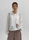 Irim Dot Hood Windbreaker Jumper