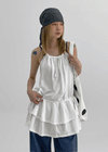 Uptusing Balloon Tiered Mini Dress