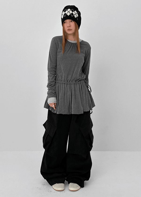 Rayta Balloon Layered One Piece