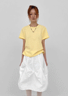 Lemen Color Basic Round Short Sleeve Tee