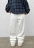 Divwa Raised Fleece Wide Cotton Pants