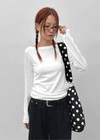 Kiryan Boat Neck Long Sleeve T-shirt