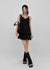 Pearl Lace Tiered Mini Dress