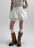 Tokya Tiered Back Banding Mini Skirt Pants