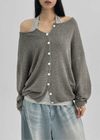 Darkb Loose Fit Summer Cardigan