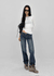 Wippole Low-waisted Straight Denim Pants