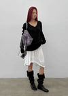 Keshi sleeveless long dress
