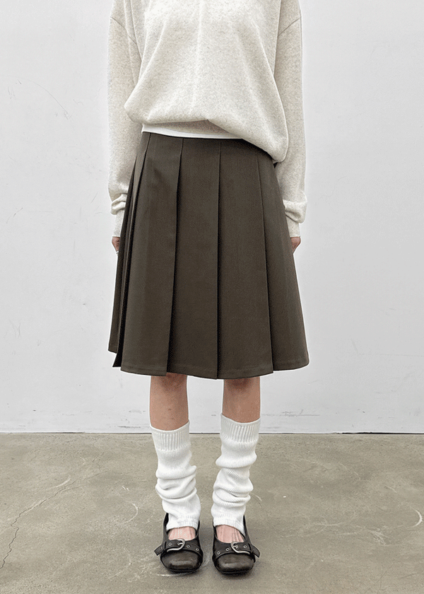 Singtoni Pleated Midi Skirt