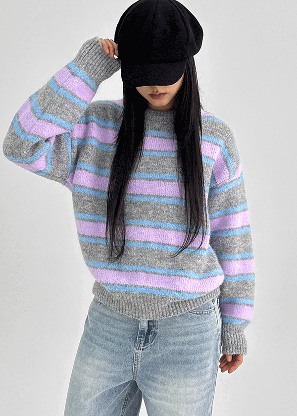 Kintering Striped Wool Knit