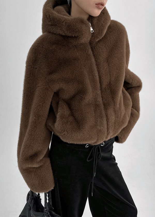 Boeton Fur Hooded Jacket
