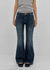 Kitsch low-waist back-pocket bootcut denim pants